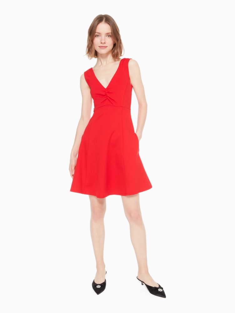 Kate Spade,v-neck ponte dress,