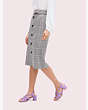 Kate Spade,menswear pencil skirt,Iced Grape