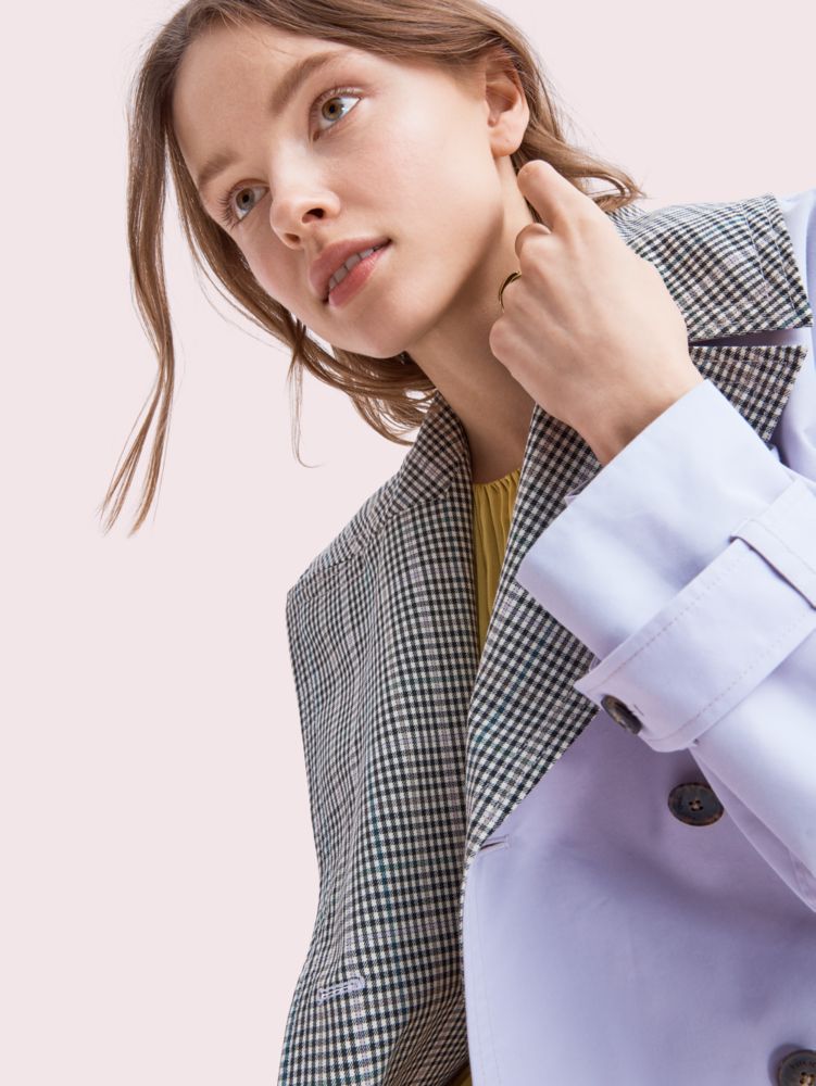 Kate Spade,Menswear Lapel Trench,