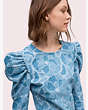 Kate Spade,abstract peony dress,dresses & jumpsuits,Blazer Blue