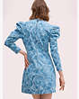 Kate Spade,abstract peony dress,dresses & jumpsuits,Blazer Blue