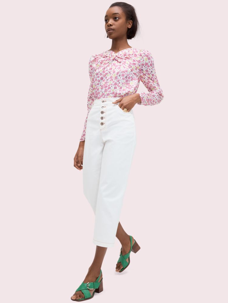 Kate Spade,button front pant,
