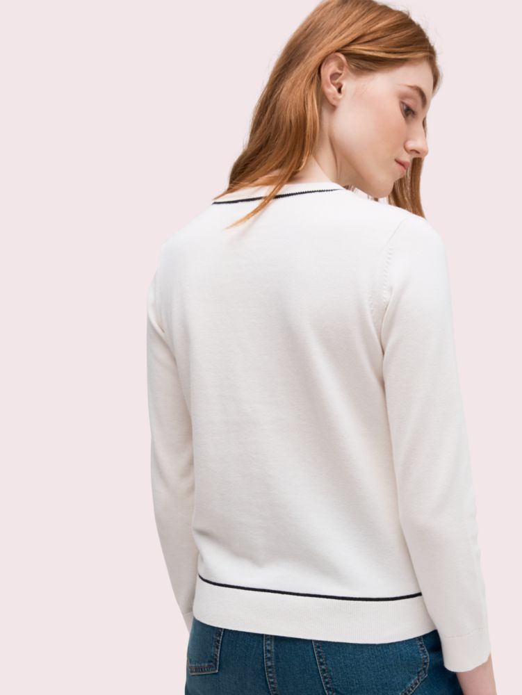Kate Spade,tromp l'oeil pullover,