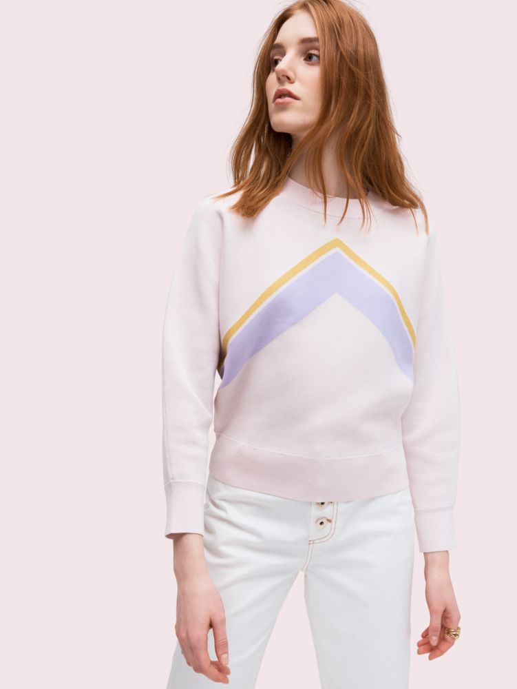 Graphic Intarsia Sweater, , Product