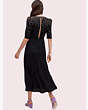 Kate Spade,crystal bodice dress,Black