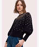 Kate Spade,crystal embellished sweater,Black Multi