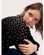 Kate Spade,crystal embellished sweater,Black Multi