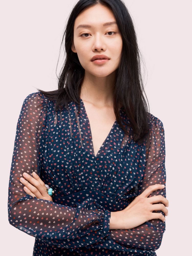 Kate Spade,Lips Midi Dress,