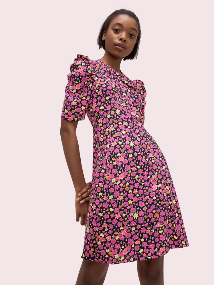 Marker Floral A Line Dress Kate Spade New York