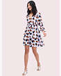 Kate Spade,geo squares mini dress,Frozen Lilac