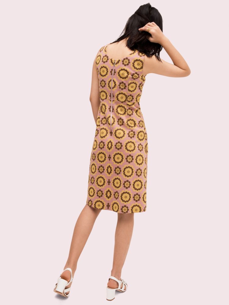 Geo Floral Jacquard Dress | Kate Spade Outlet