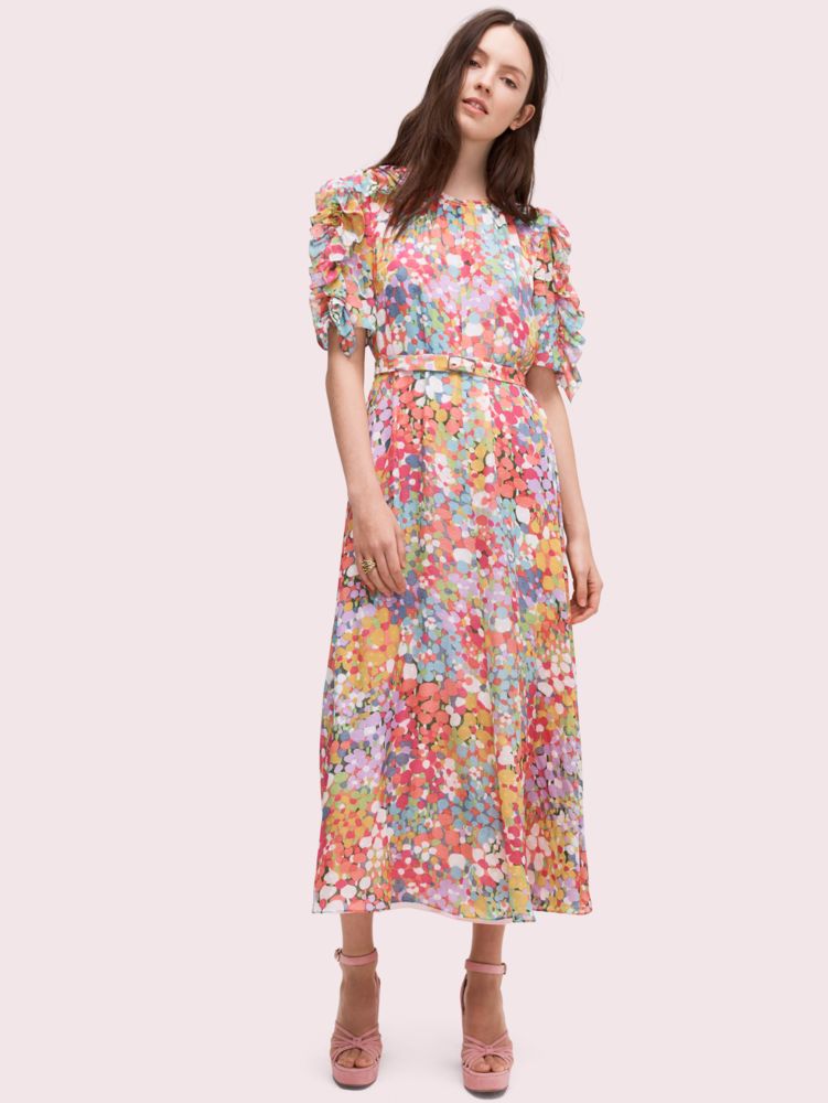 Kate spade floral outlet dots dress