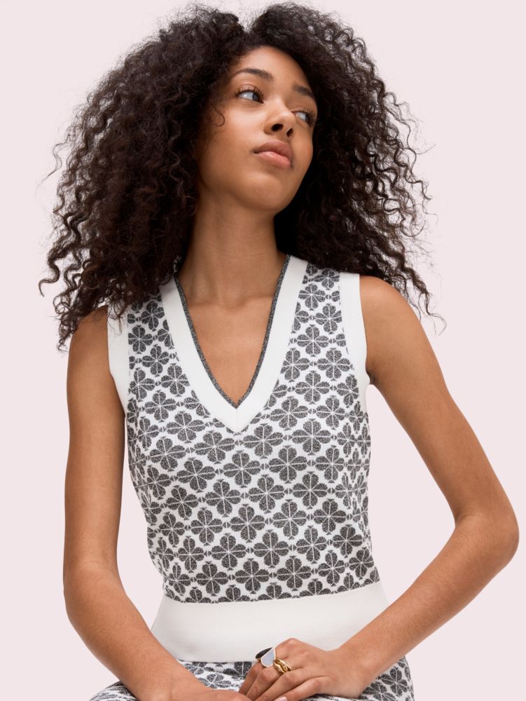 Kate Spade,Spade Flower Sweater Vest,