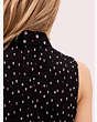 Kate Spade,daisy dot shirt dress,Black