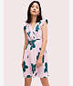 Kate Spade,grand flora a-line dress,Mirage Pink