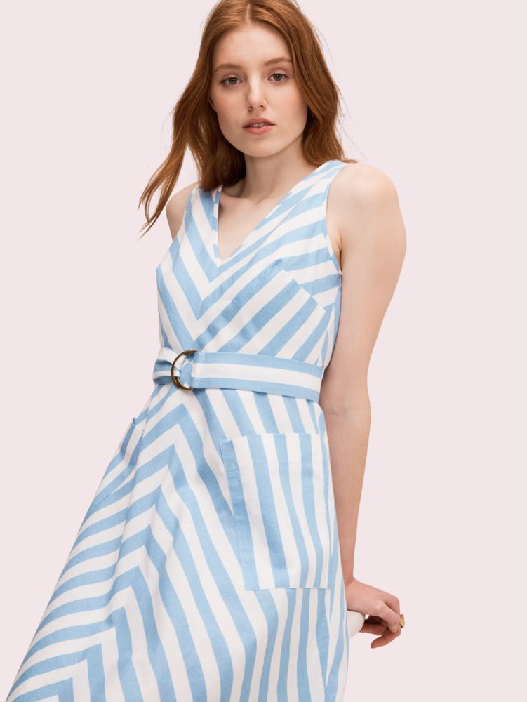 Kate Spade,Deck Stripe Midi Dress,