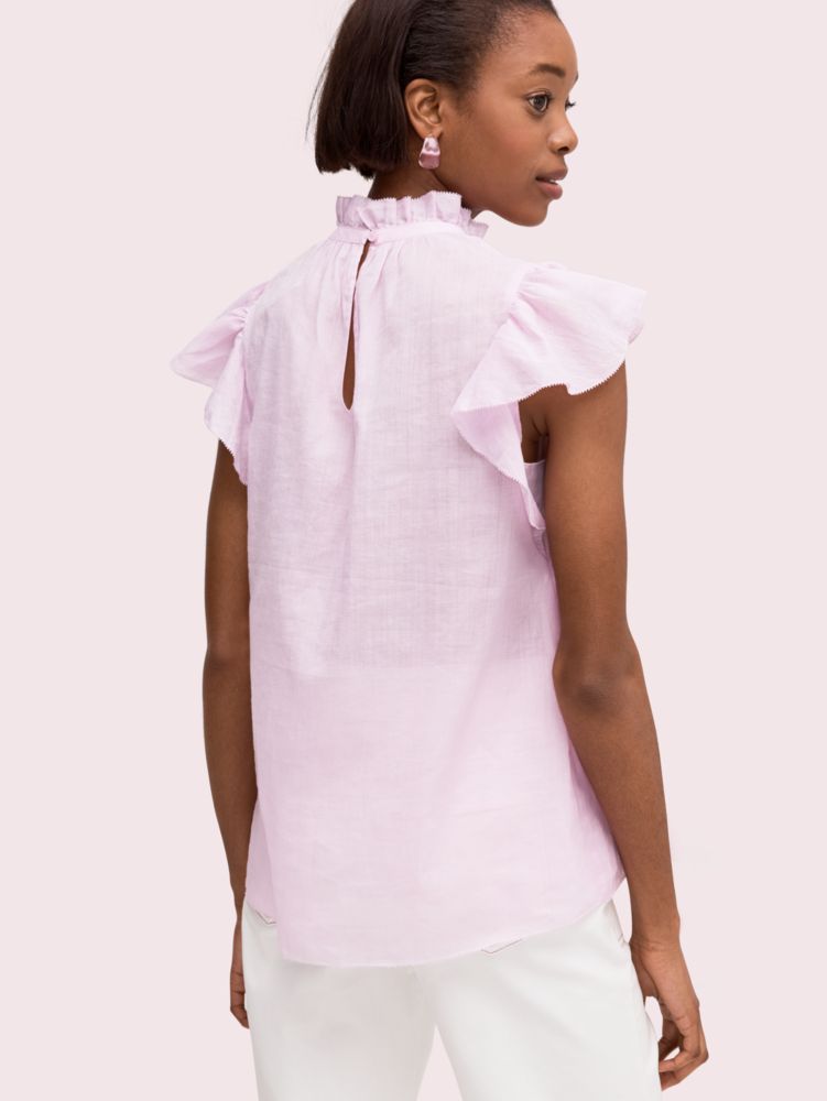 Kate Spade,Solid High Neck Top,