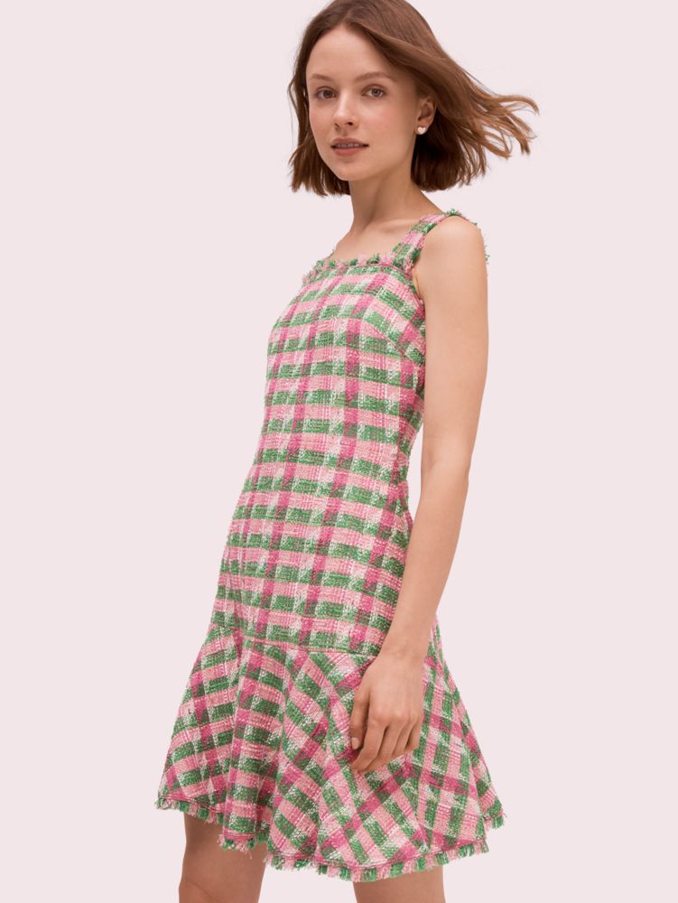 Plaid Tweed Sleeveless Dress | Kate Spade New York