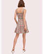 Kate Spade,plaid tweed sleeveless dress,dresses & jumpsuits,Bright Peony Multi