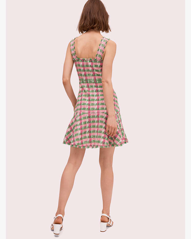 Plaid Tweed Sleeveless Dress | Kate Spade New York