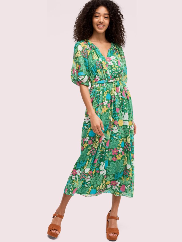 Garden Posy Silk Dress | Kate Spade UK