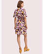 Kate Spade,swing flora dress,Dark Cream