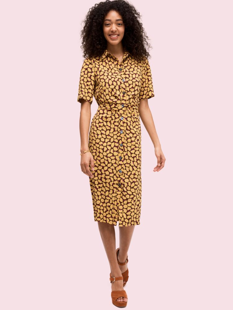 Kate spade sunny 2025 bloom shirt dress