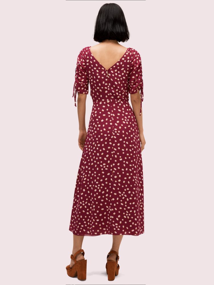 Kate Spade,Mallow Dot Midi Dress,