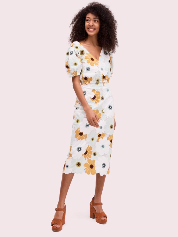 Kate Spade,Flora Garden Appliqué Skirt,