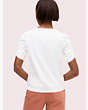 Ruched Sleeve Tee, , Product