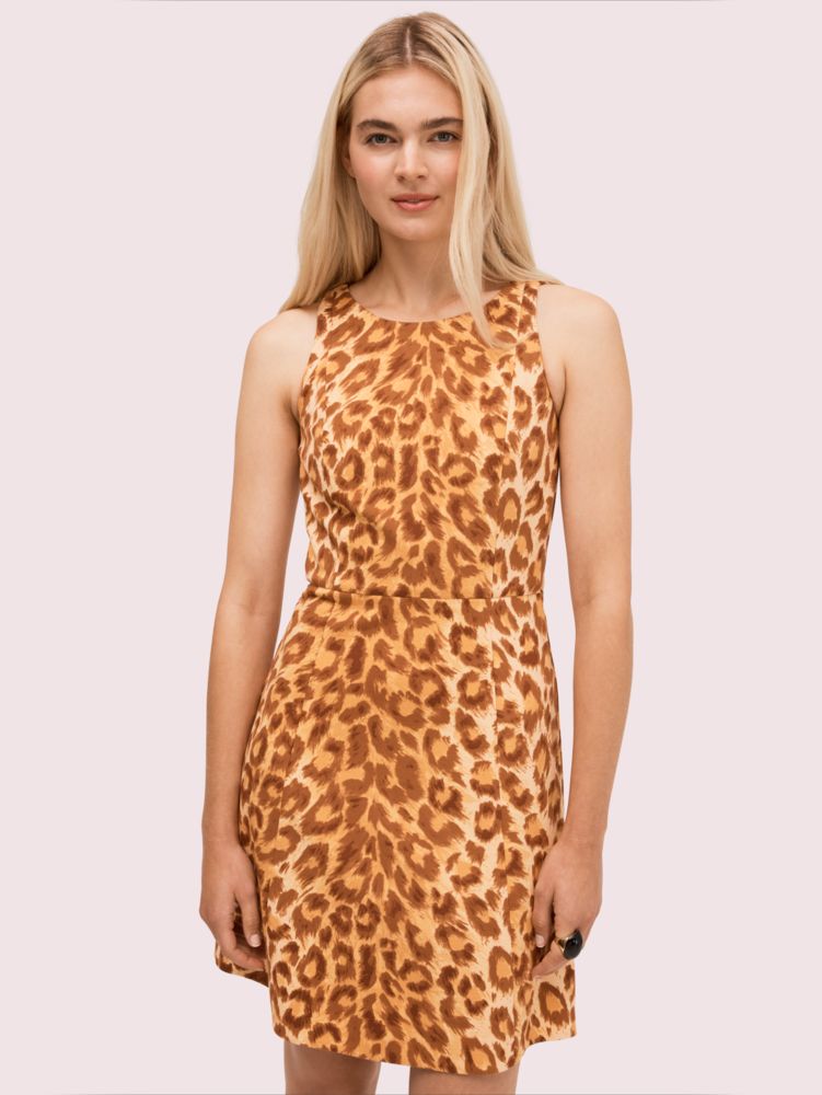 Kate spade store leopard ponte dress