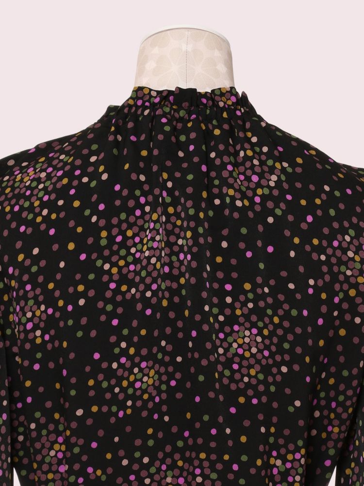 Kate Spade,Disco Dots Ruffle Shirtdress,