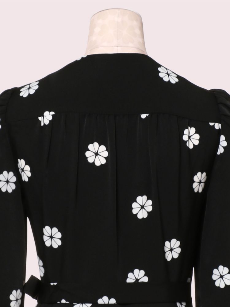 Kate Spade,Spade Clover Toss Wrap Dress,