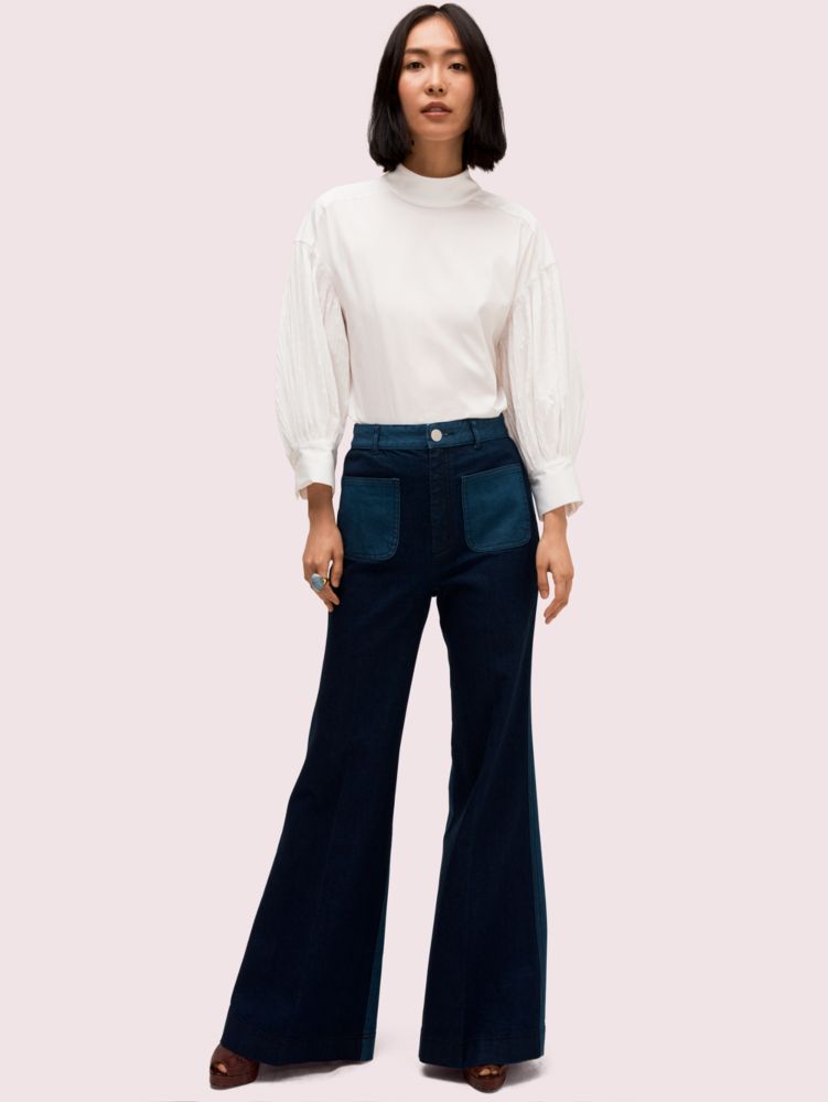 Kate Spade,Micro Pleat Top,