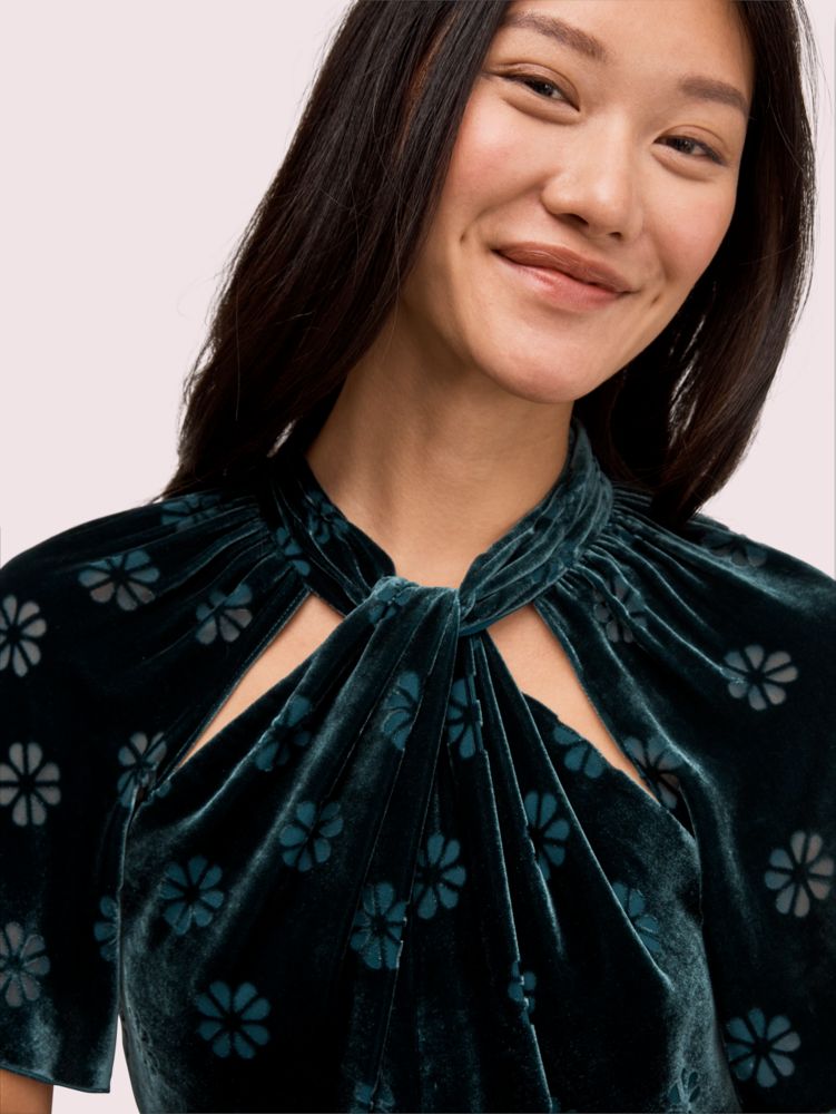 Spade Clover Velvet Dress, Hot Springs, Product