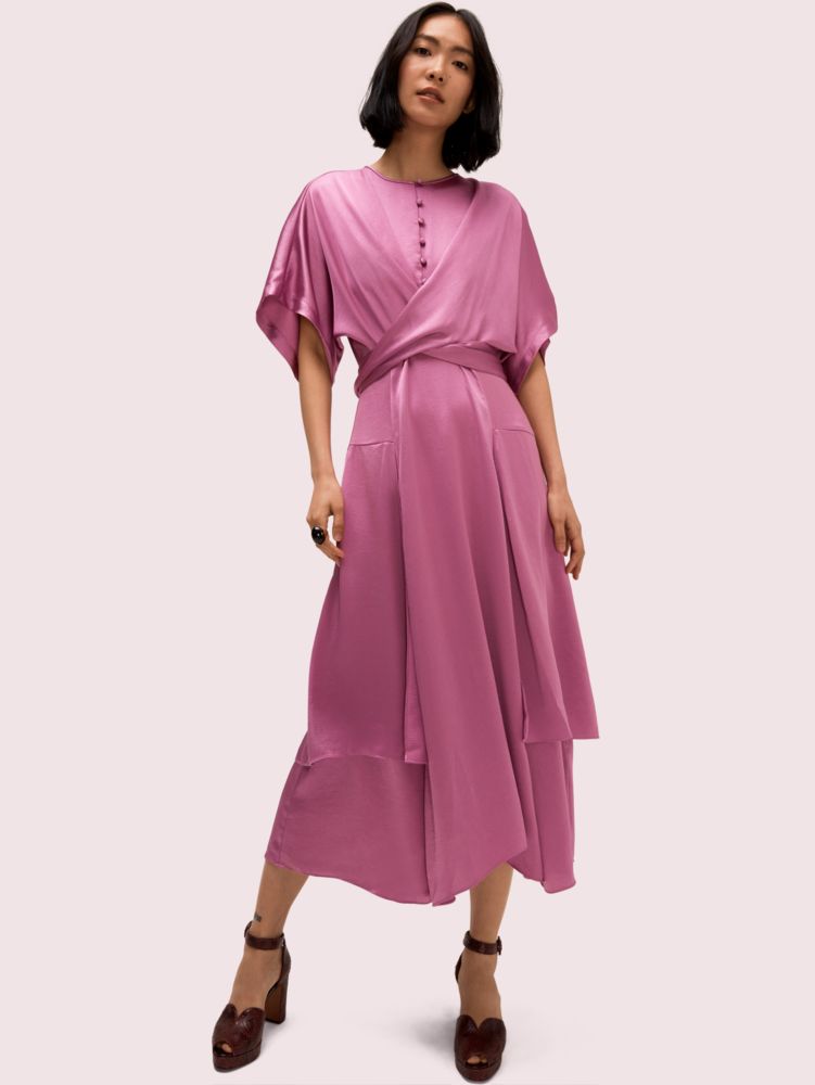 Kate Spade,Satin Tie Dress,