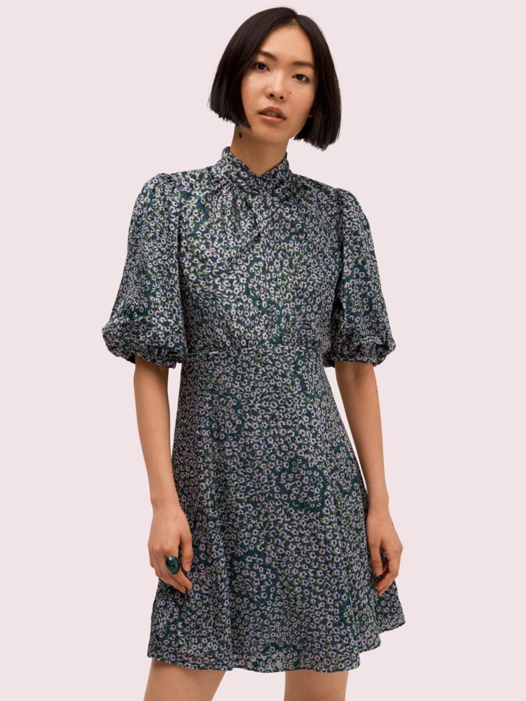 Kate spade floral devore dress best sale