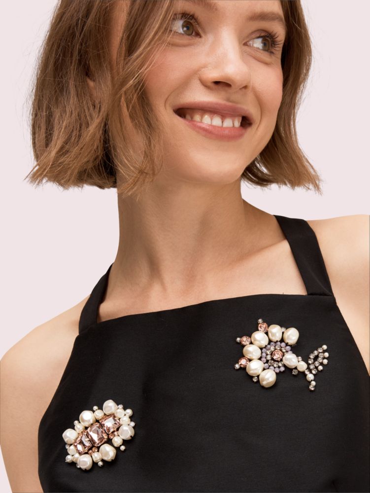 Kate spade floral outlet embellished dress