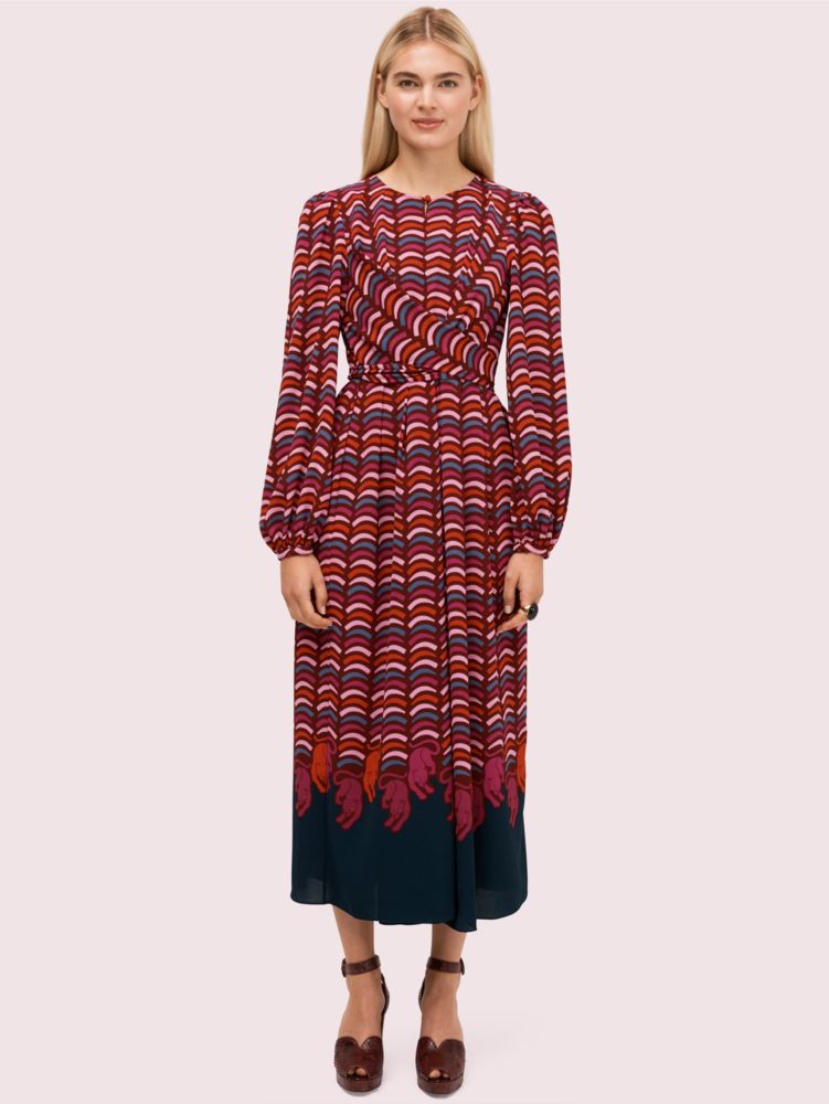 Rawr Crepe Midi Dress | Kate Spade New York