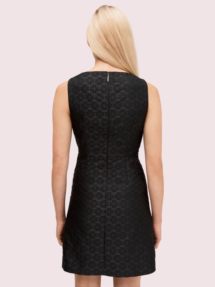 Kate Spade,a-line jacquard dress,Black