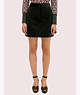 Kate Spade,modern cord mini skirt,Forest Night