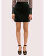 Kate Spade,modern cord mini skirt,Forest Night
