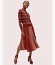 Kate Spade,metallic stripe knit skirt,skirts,Multi