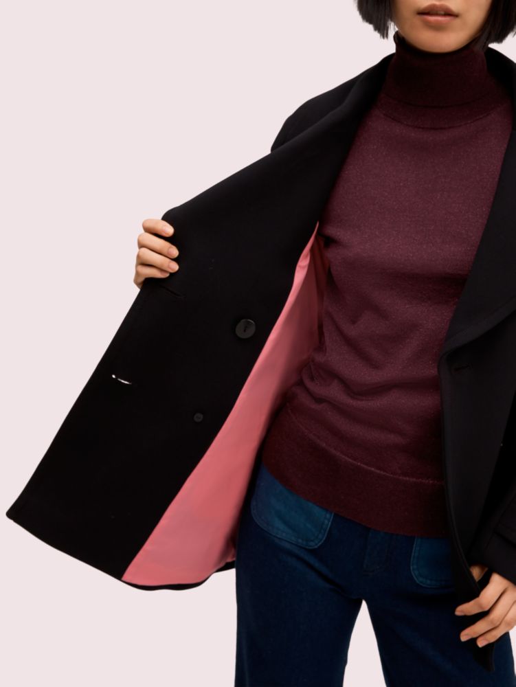 Kate Spade,spade button peacoat,jackets & coats,
