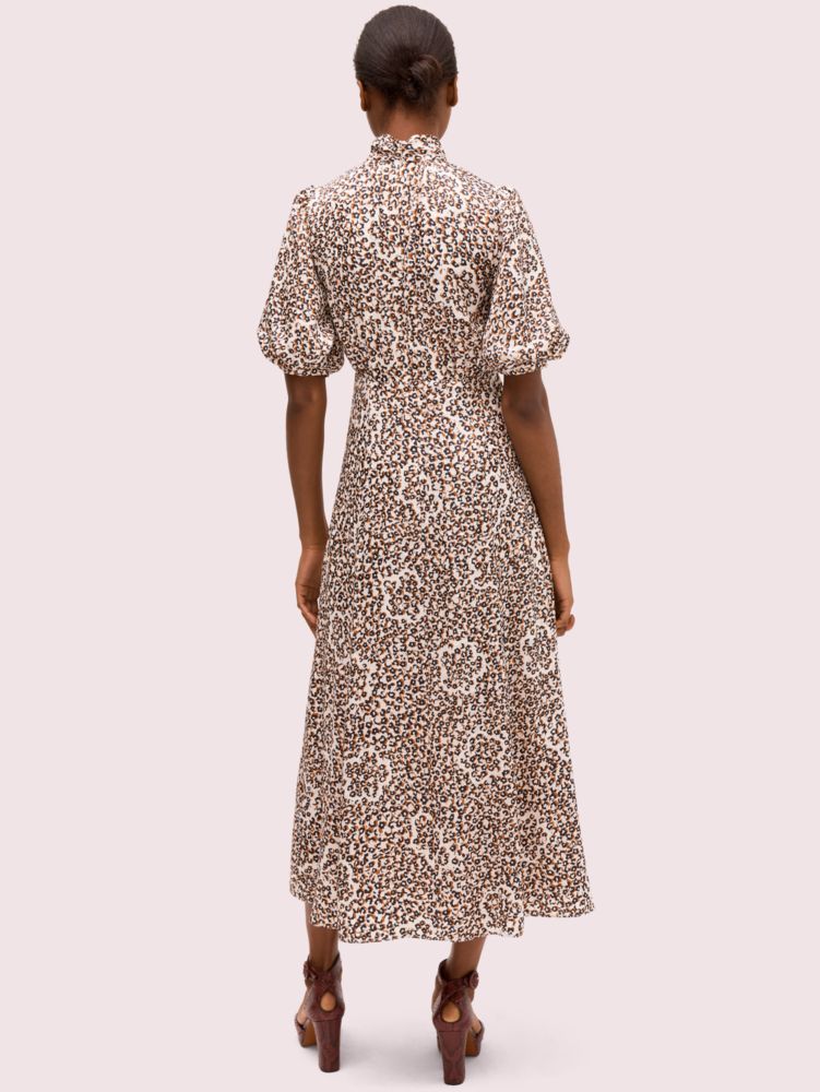 Kate Spade,Flair Flora Devoré Midi Dress,
