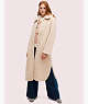 Kate Spade,fur collar shearling coat,jackets & coats,Dusk Cityscape/Soft Taupe