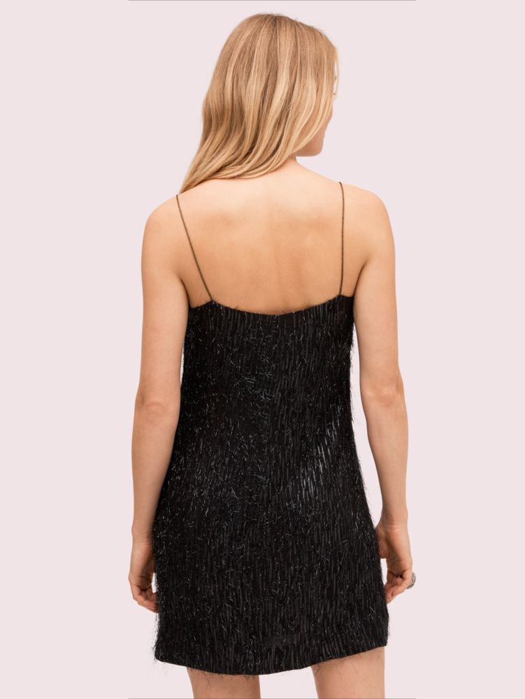 Kate Spade,lurex fringe dress,