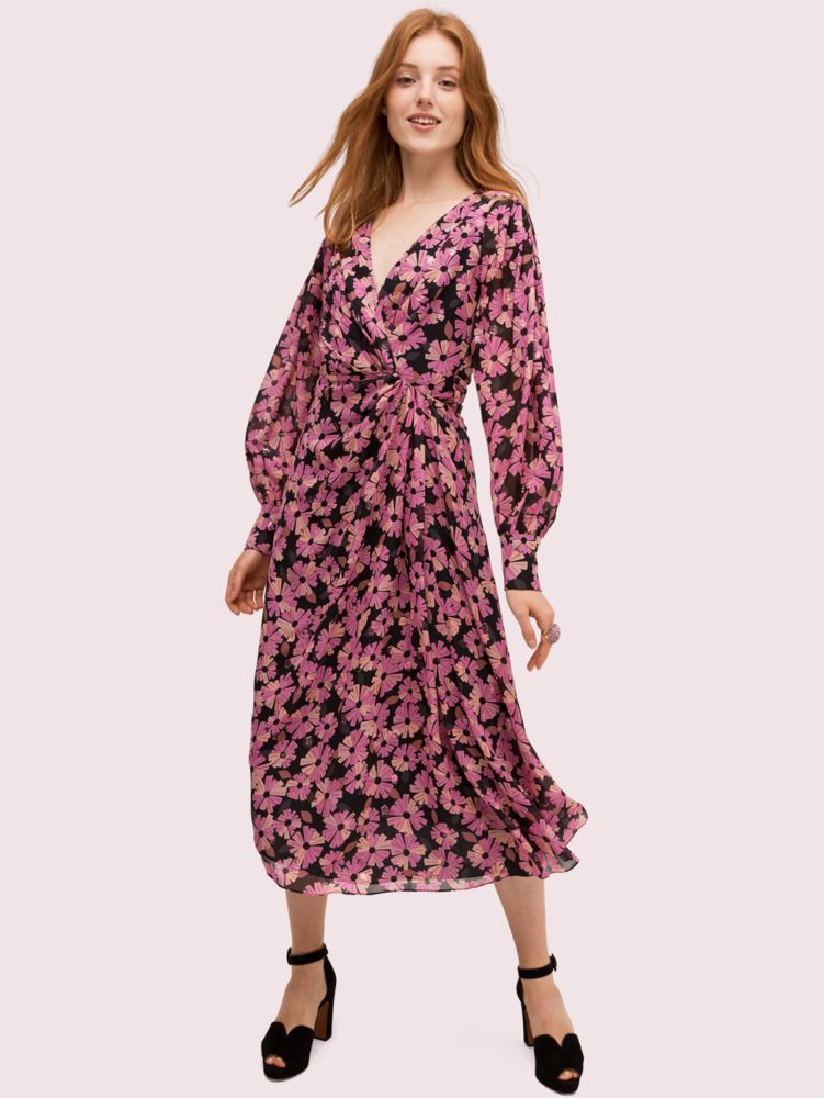 Kate Spade,wallflower chiffon midi dress,