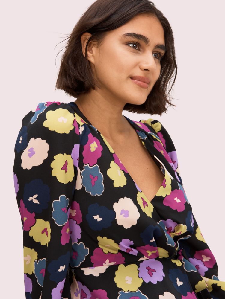 Winter Garden Wrap Dress | Kate Spade Outlet