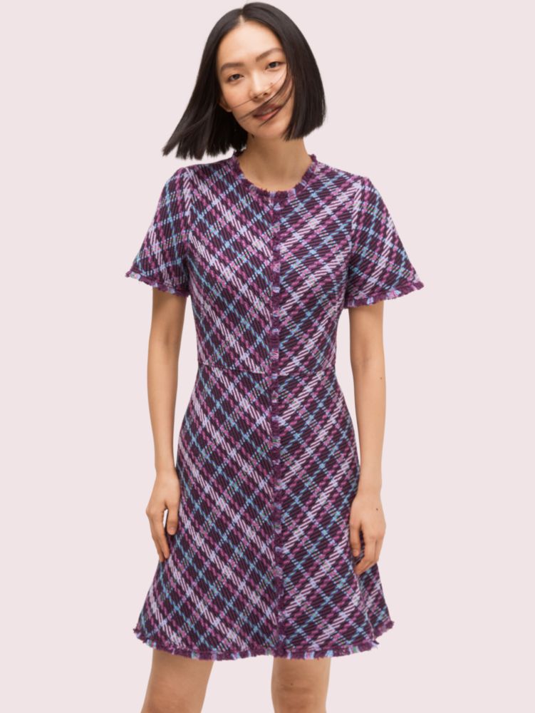 Plaid Tweed Dress Kate Spade GB